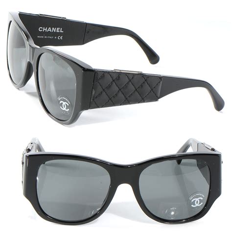 rimless chanel glasses|chanel sunglasses with leather sides.